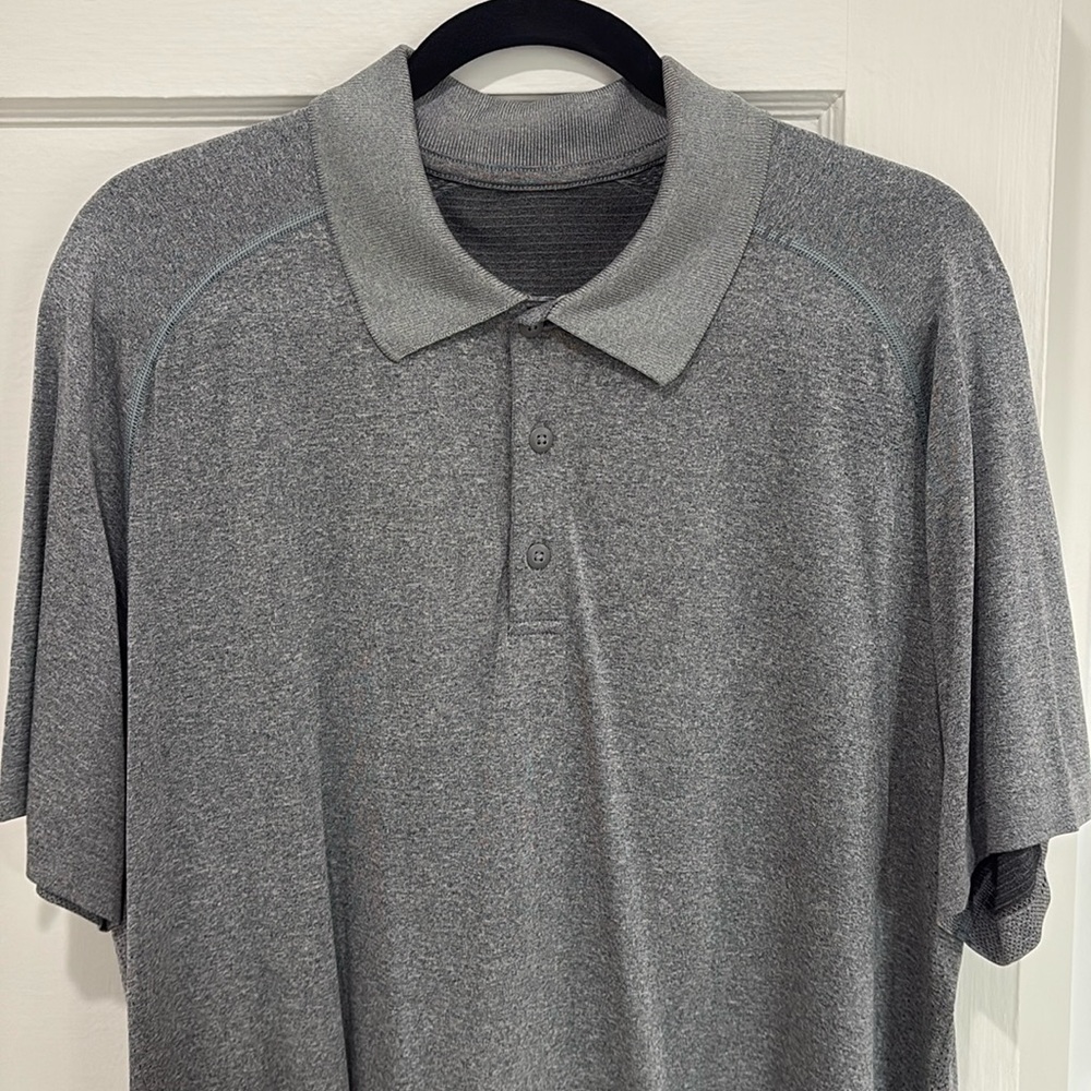 Lululemon Metal Vent Tech Men’s Polo (L) (Grey)